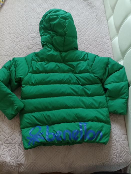 Детско пухено топло зимно яке Benetton 150см