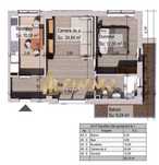 Apartament 53mp | Avans 30% + rate 3 ani | Burdujeni | ID:1107