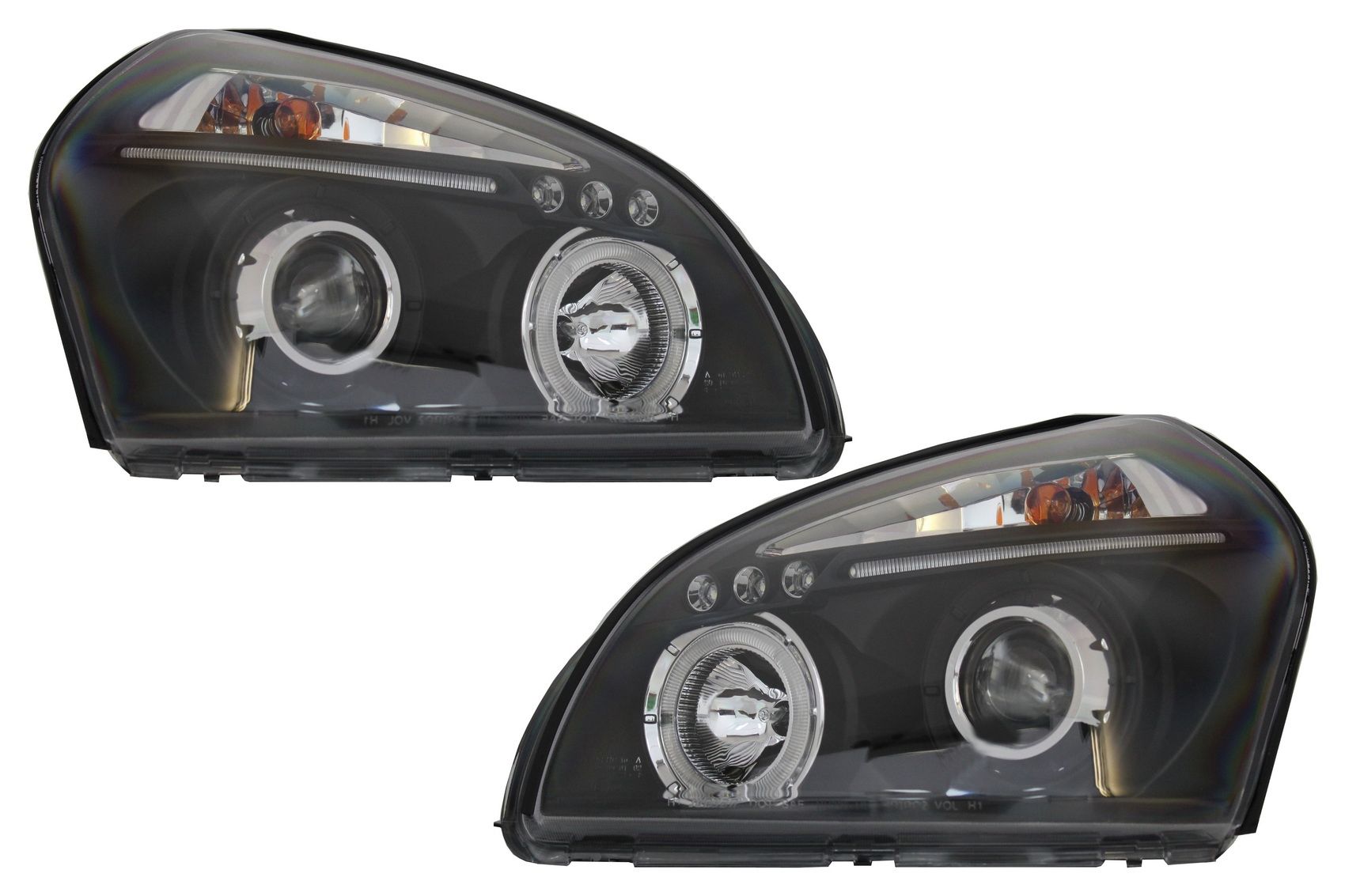 Faruri Angel Eyes Hyundai Tucson (2004-2010) Negre