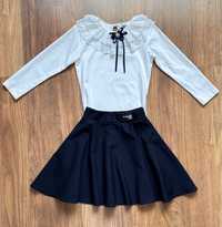Школьная форма - сарафан юбка блузка Deloras на 6-7 лет