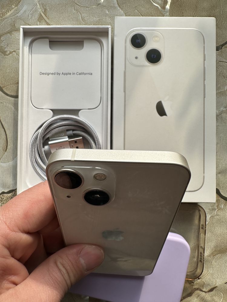 iPhone 13 Mini, Alb, in ca nou- pret fix