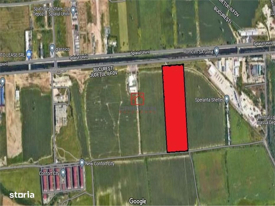 Vanzare teren Popesti Leordeni - Splaiul Unirii - Glina, Ilfov