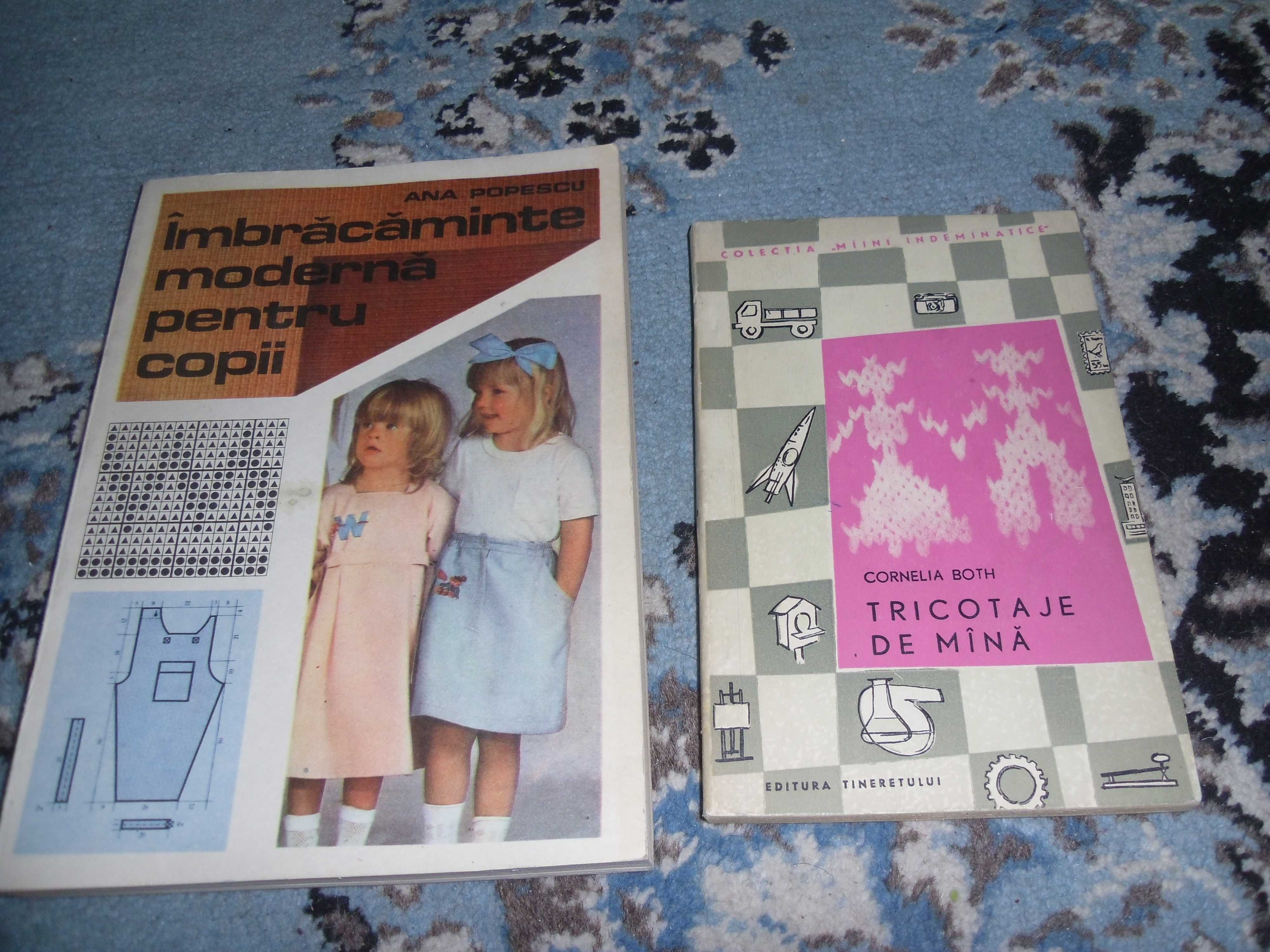 tricoteje de mana.2 vol. ed 1966 si ed 1985