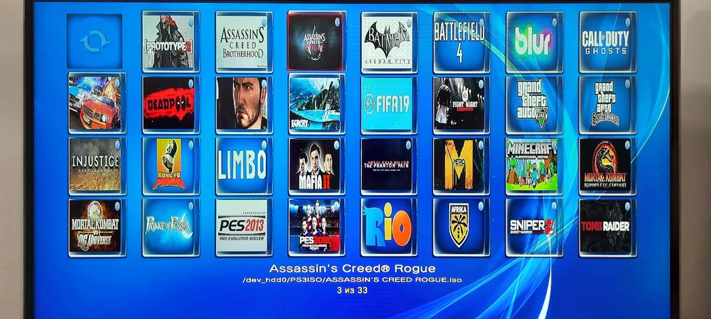 PlayStation 3 Super Slim 500GB (Джойстик 2та)  + 40 игры (доставка )