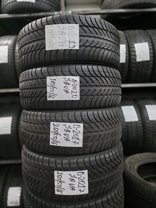 4x 205/55/16 M+S SAVA Stare excelenta