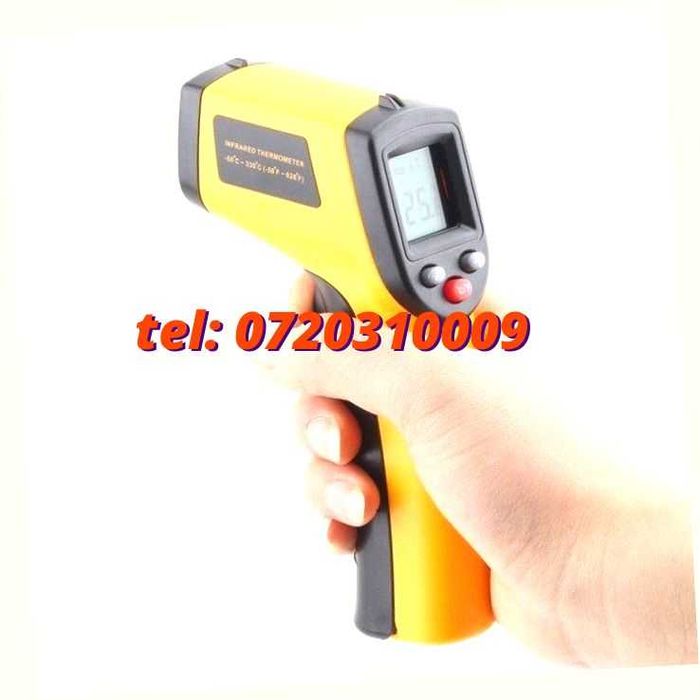 Termometru Industrial Profesional 50 380c Uni Galbennegru