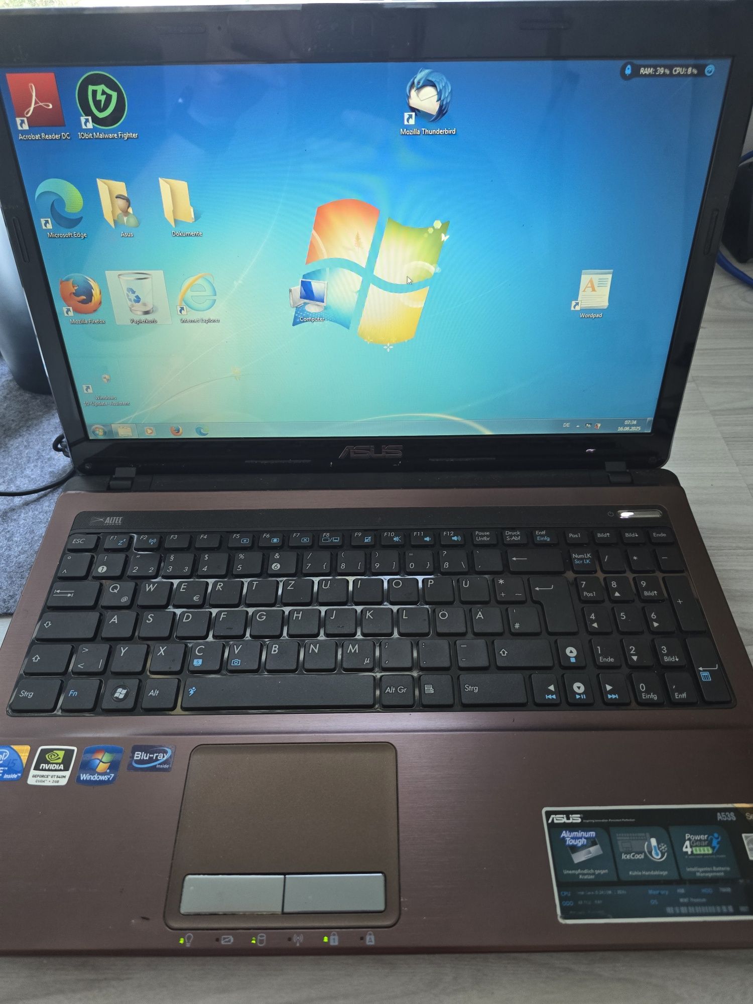 Лаптоп asus a53s bluray