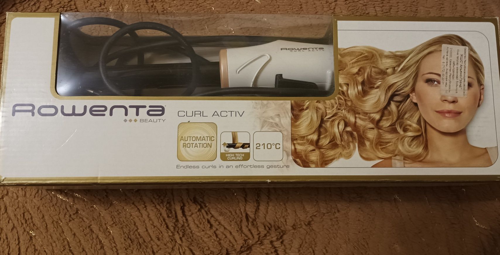 Плойка для завивки волос Rowenta Curl Activ