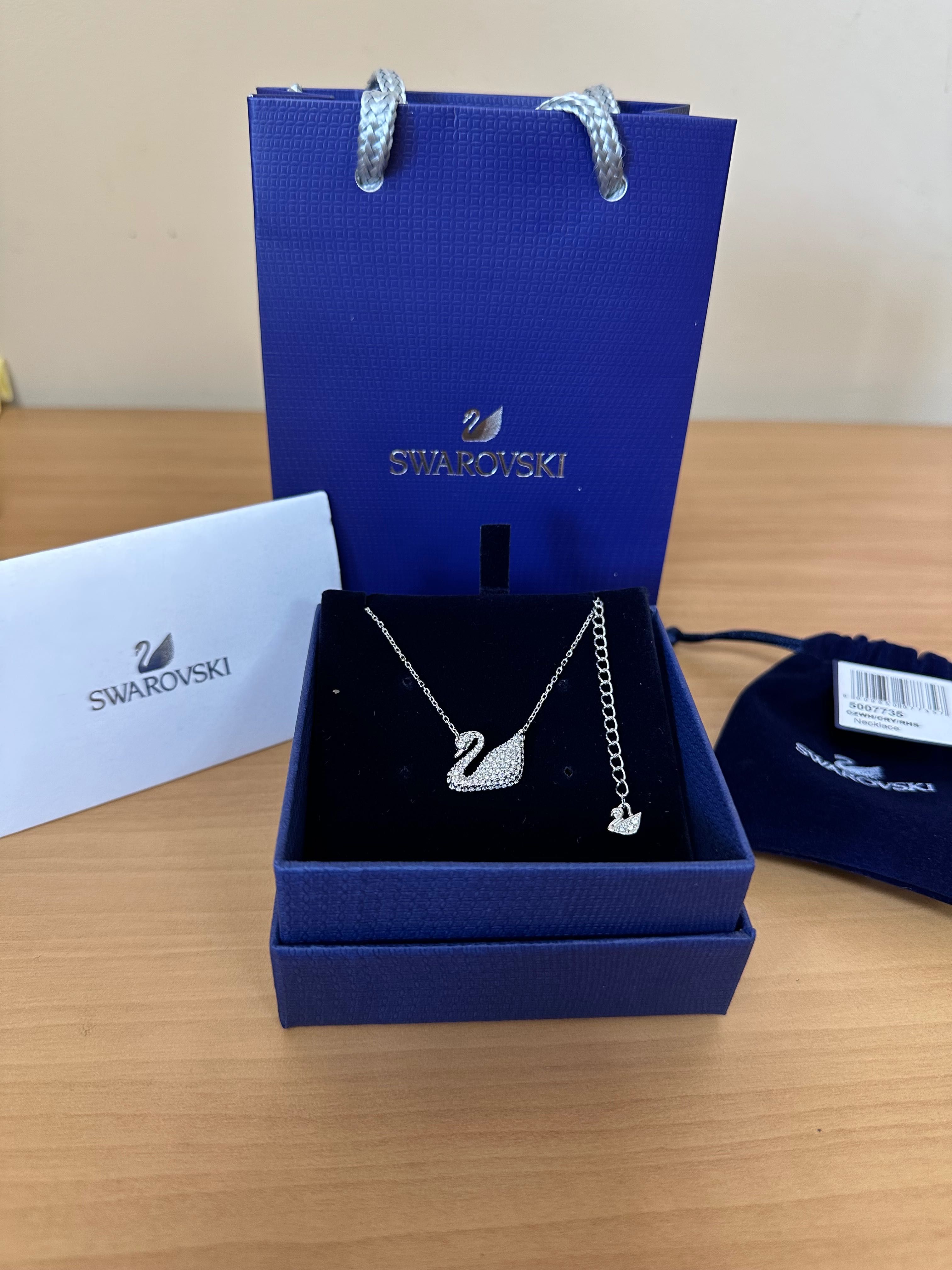 Дамско колие Сваровски / Swarovski лебед