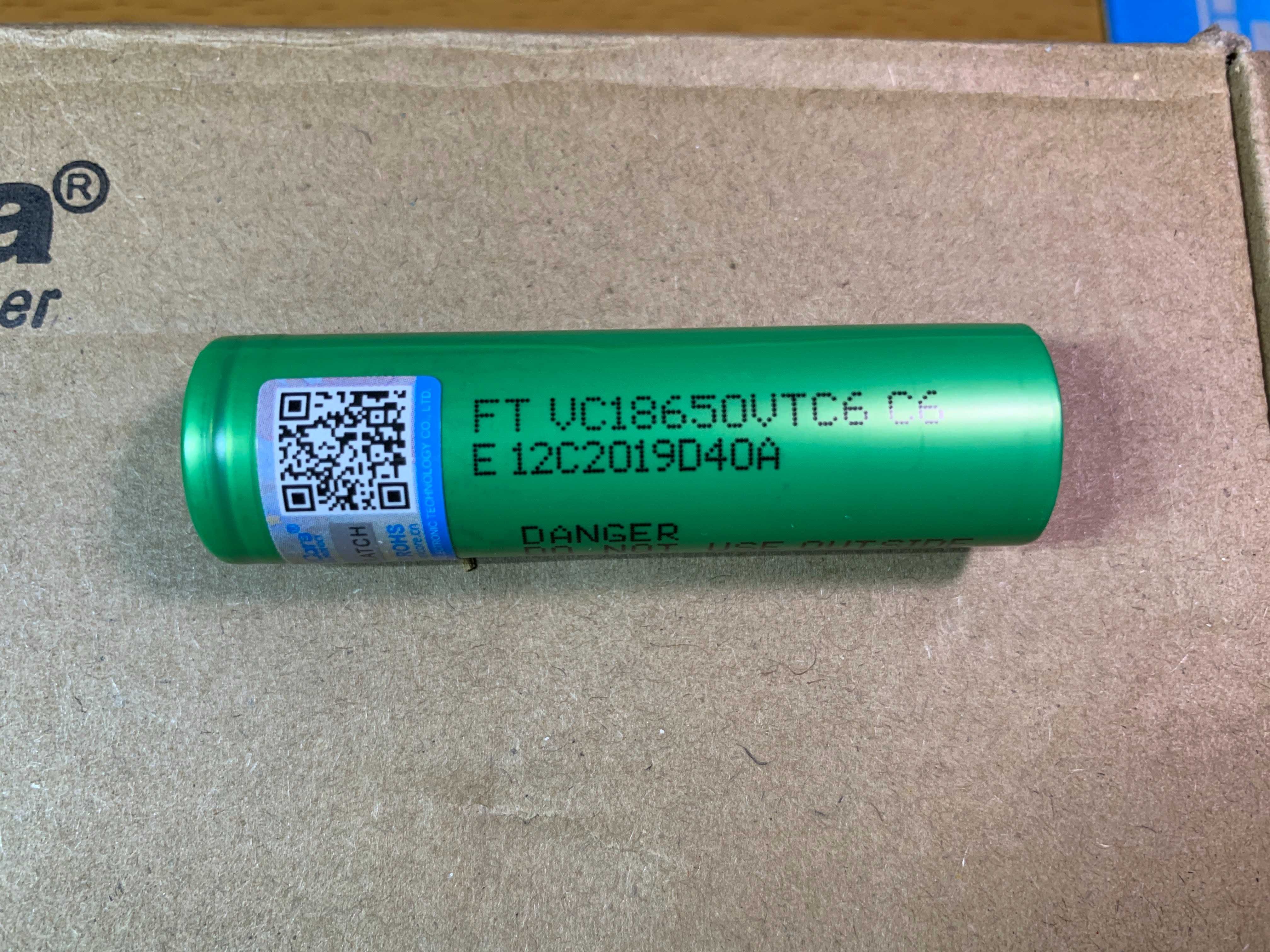 Li-Ion батерии 18650 HG2 с пластинки и VTC6 без пластинки 30A 3000mAh