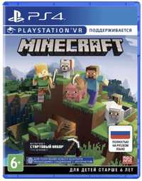 Диск на ps4 Minecraft новый