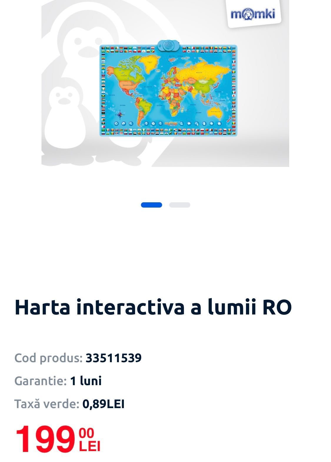 Harta interactivă a lumii