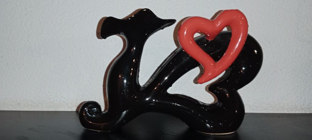 Ваза "Сердце" , на подарок, материал керамика
