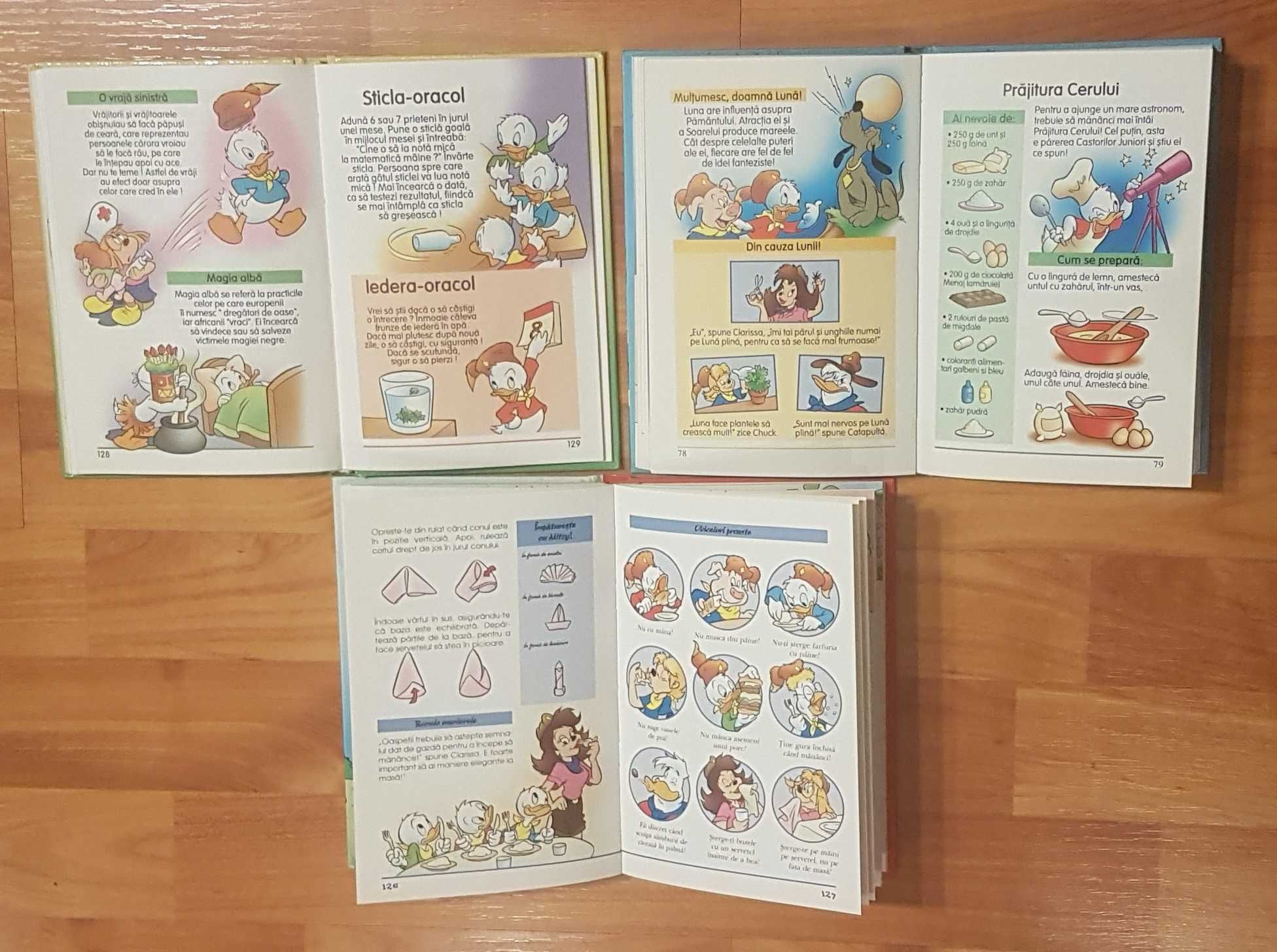 Set 3 carti Manualul Castorilor Juniori (Nr. 1, 2 si 3)
