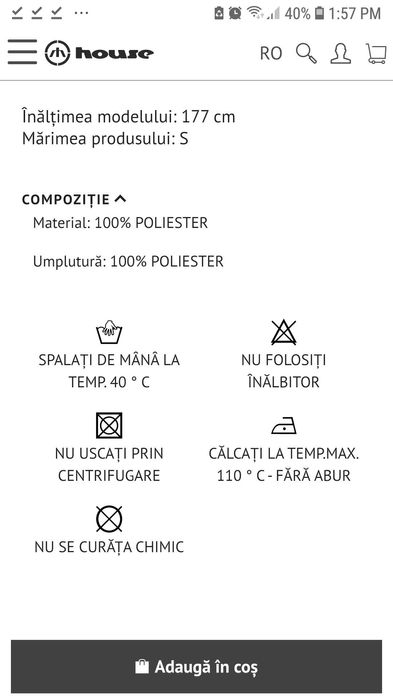 Rochiță tip furou, House, mărime S