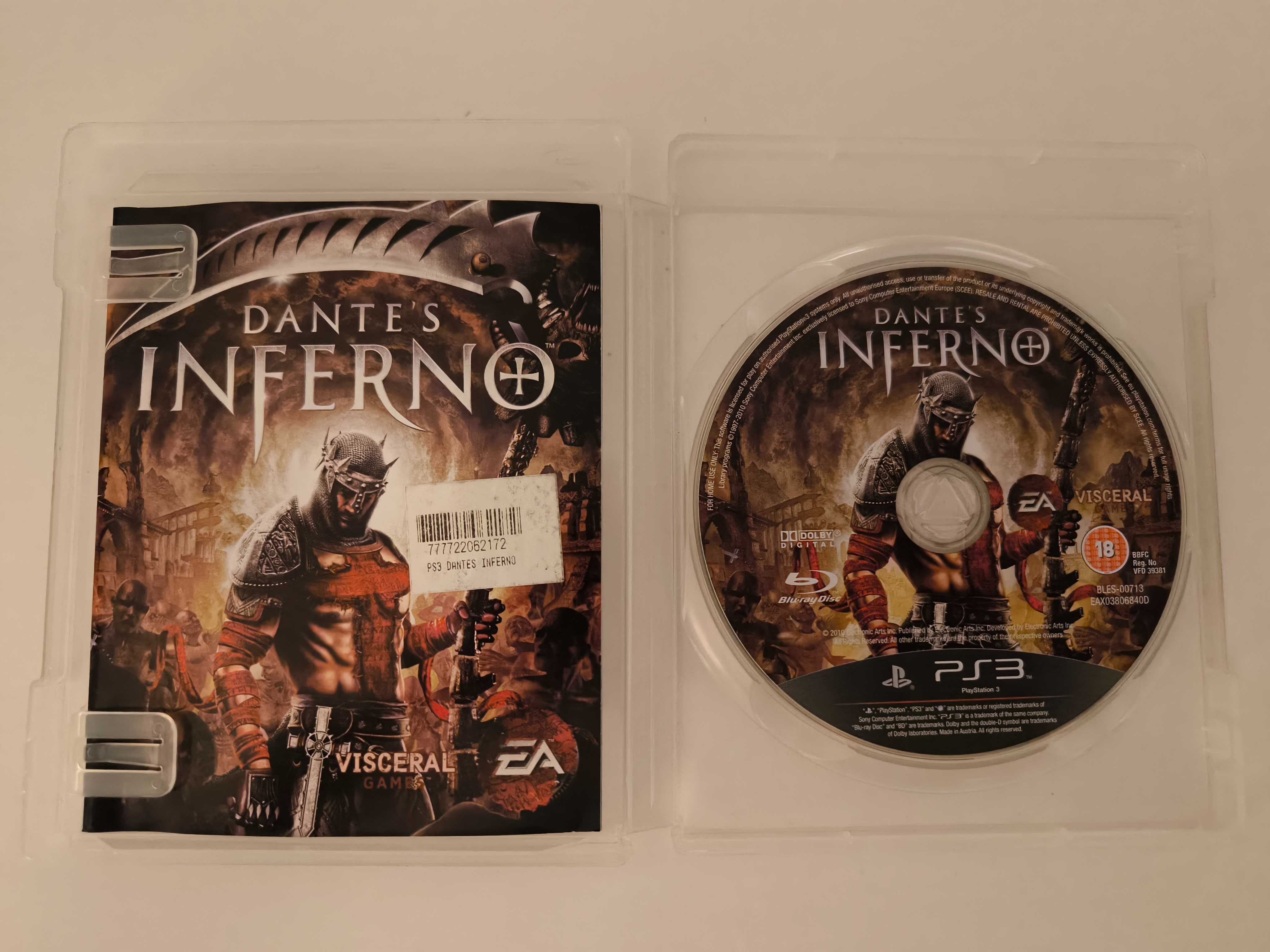 Dante's Inferno 99лв. Игра за Ps3, Playstation 3