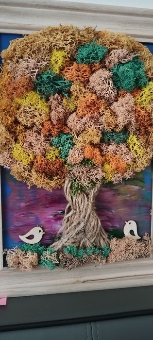 Декорации от жив скандинавски мъх