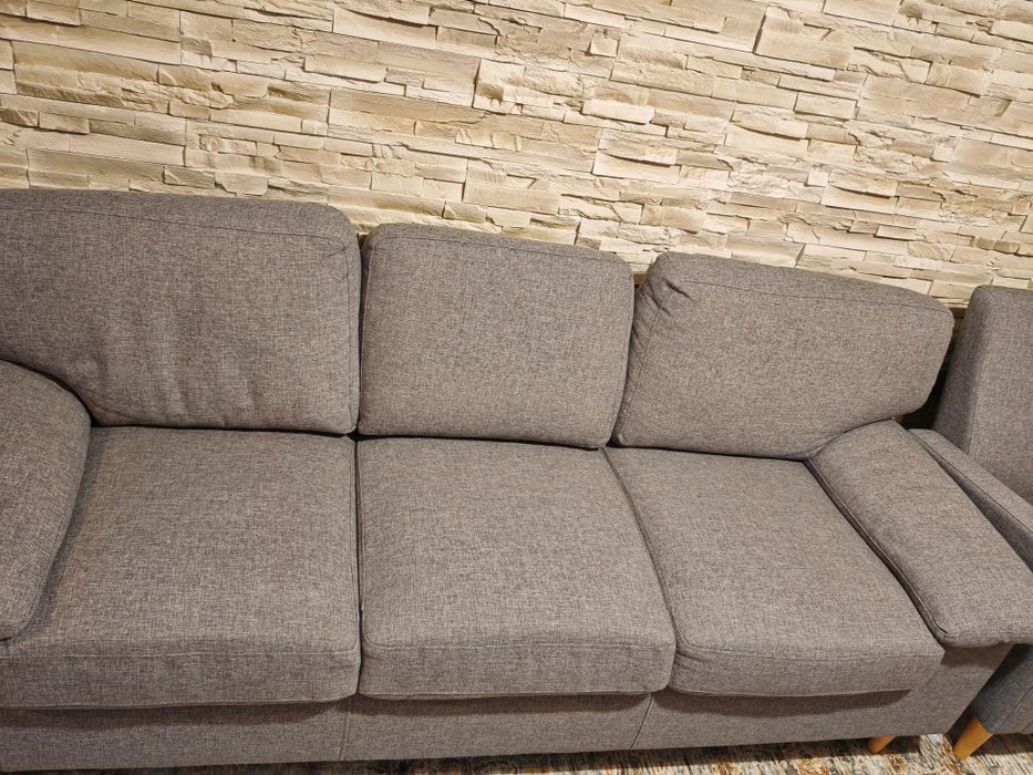 Canapea cu 2 Fotolii Jysk GEDVED Gri