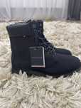Ghete piele Tommy Hilfigher unisex Originale la pret redus