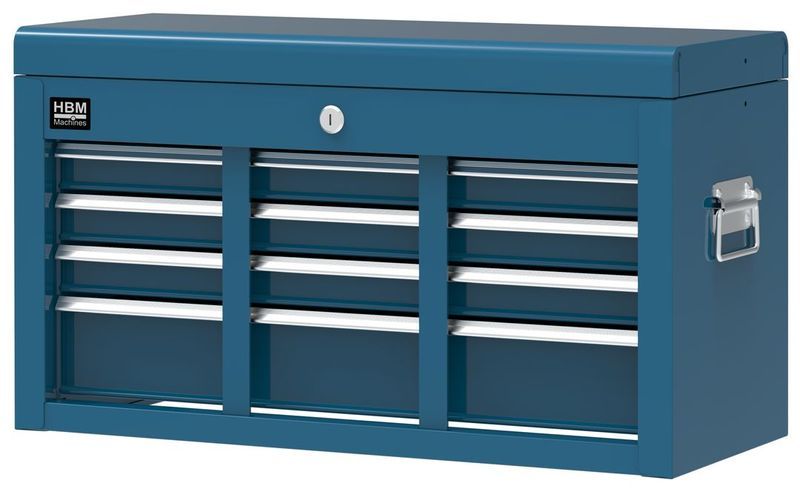Метален шкаф за инструменти premium, 2 части, 6 чекмеджета, 2 врати, с