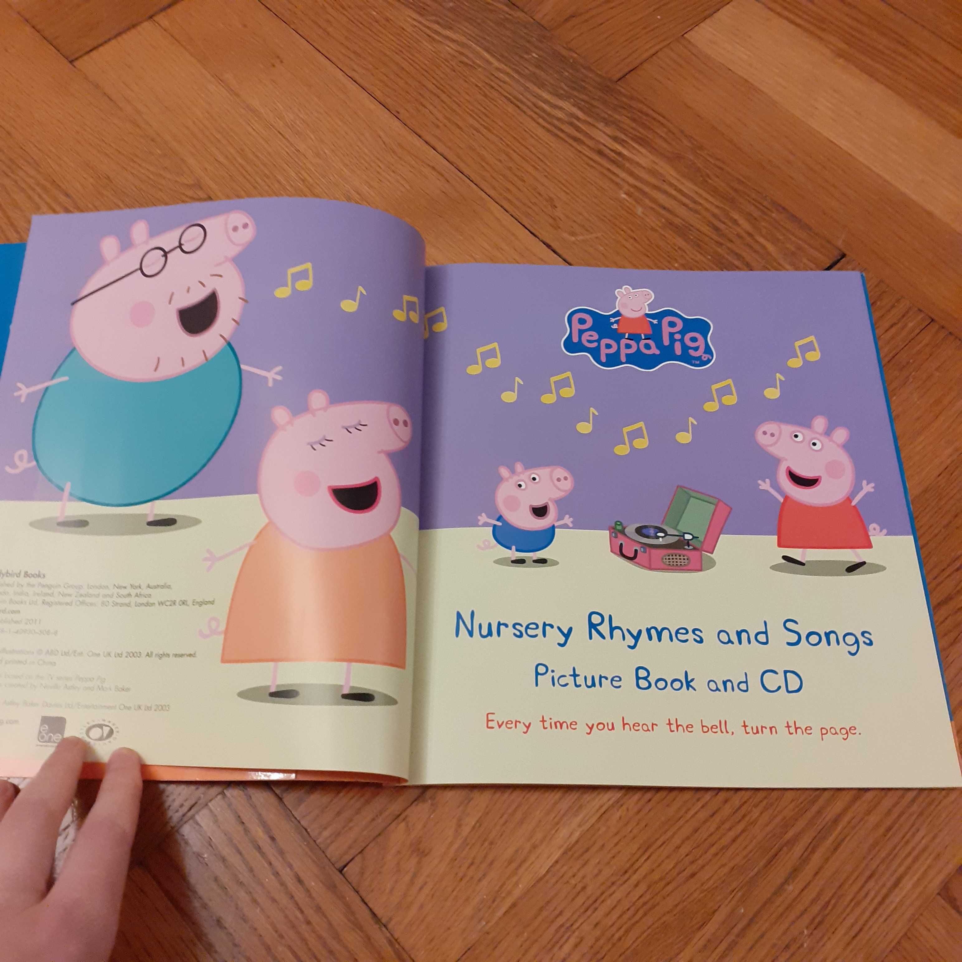 2 carti: Peppa Pig cu Cd cantece engleza + Crestem citind la 4 ani