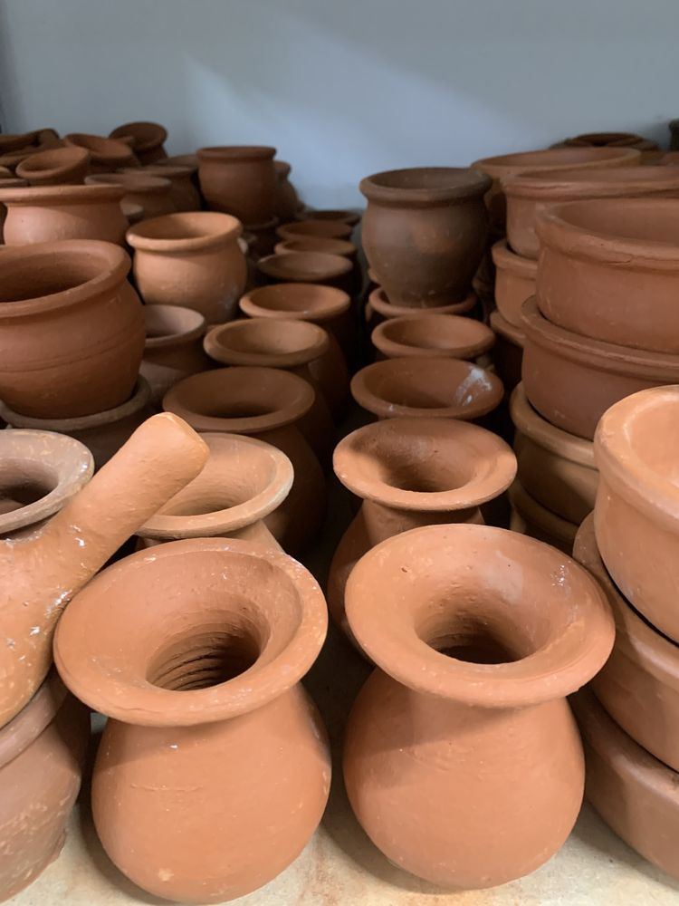 Кувшины вазы глиняные