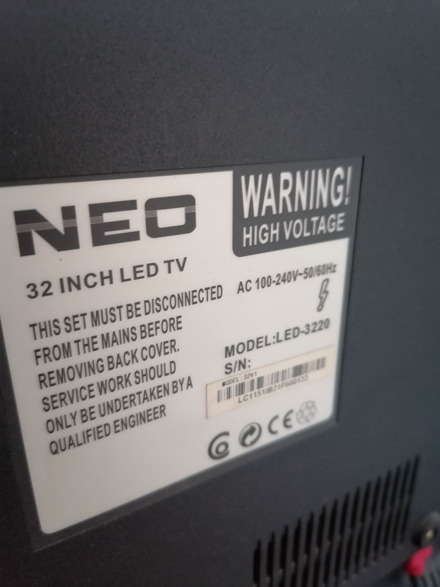 Телевизор NEO 32инча LED