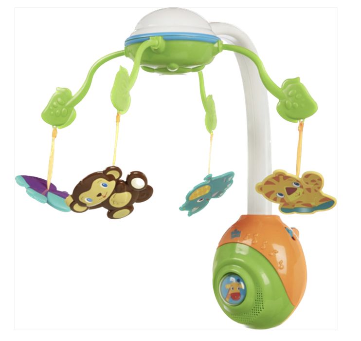 Мобиль электронный в кроватку музыкальный