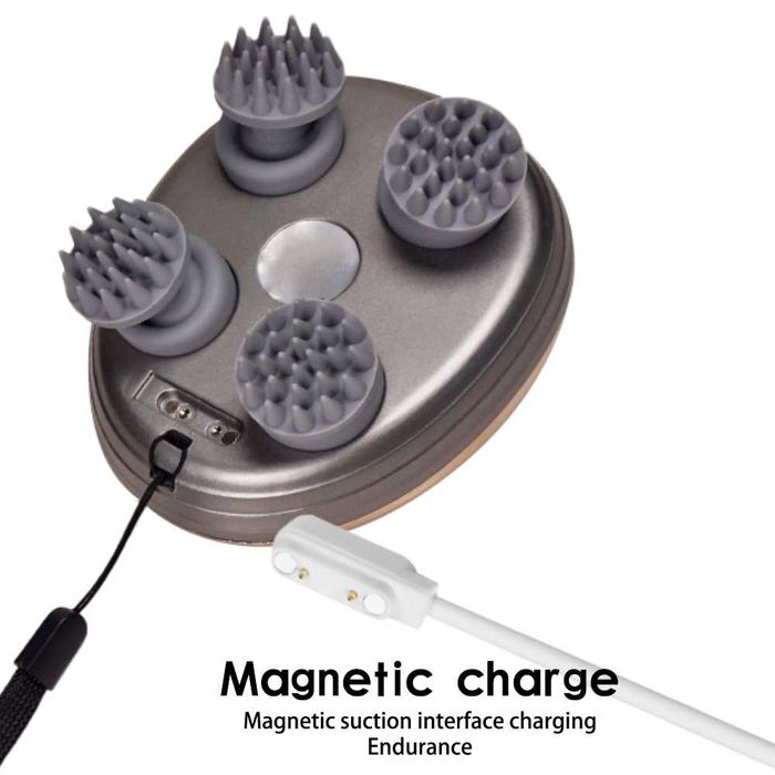 Аккумуляторная электрическая массажная щетка для головы