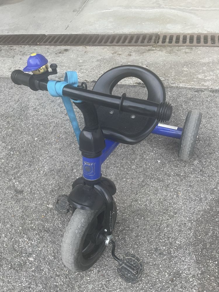 Детско колело с 3 гуми и звънец