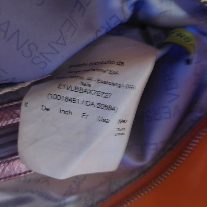 Чанта      Versace.   Оранжево и.   черно