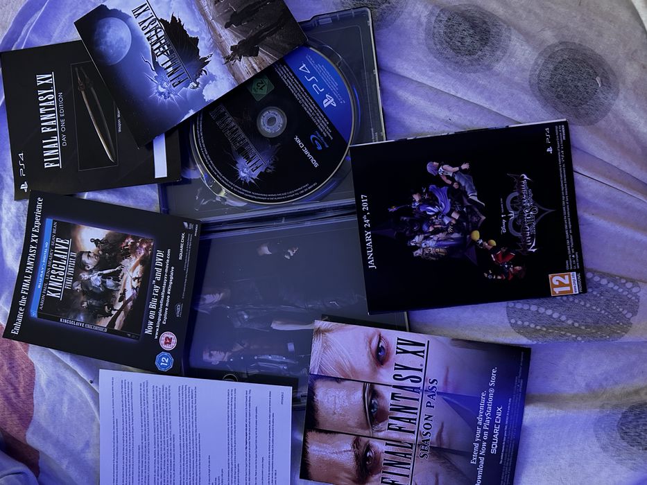 PS4 игра FINAL FANTASY 15 special edition steelbook