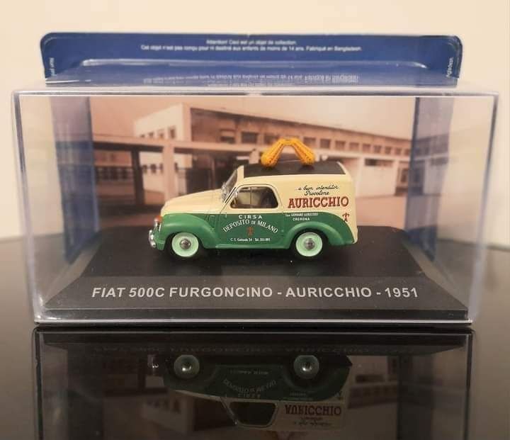 Fiat 500C Furgoncino - Auricchio (1951) 1:43 Ixo/Altaya