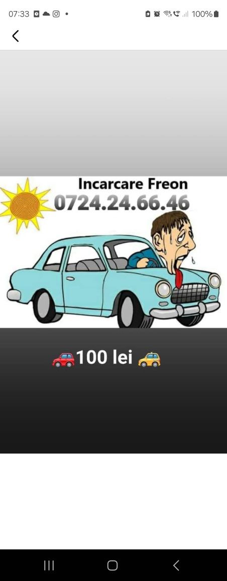 Încărcare freon r134a  / 1234yf