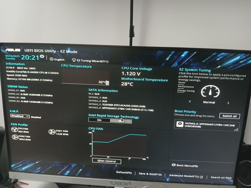 PC, с i5 6600к, rx580 8 gb, водно охлаждане и 32 gb DDR4