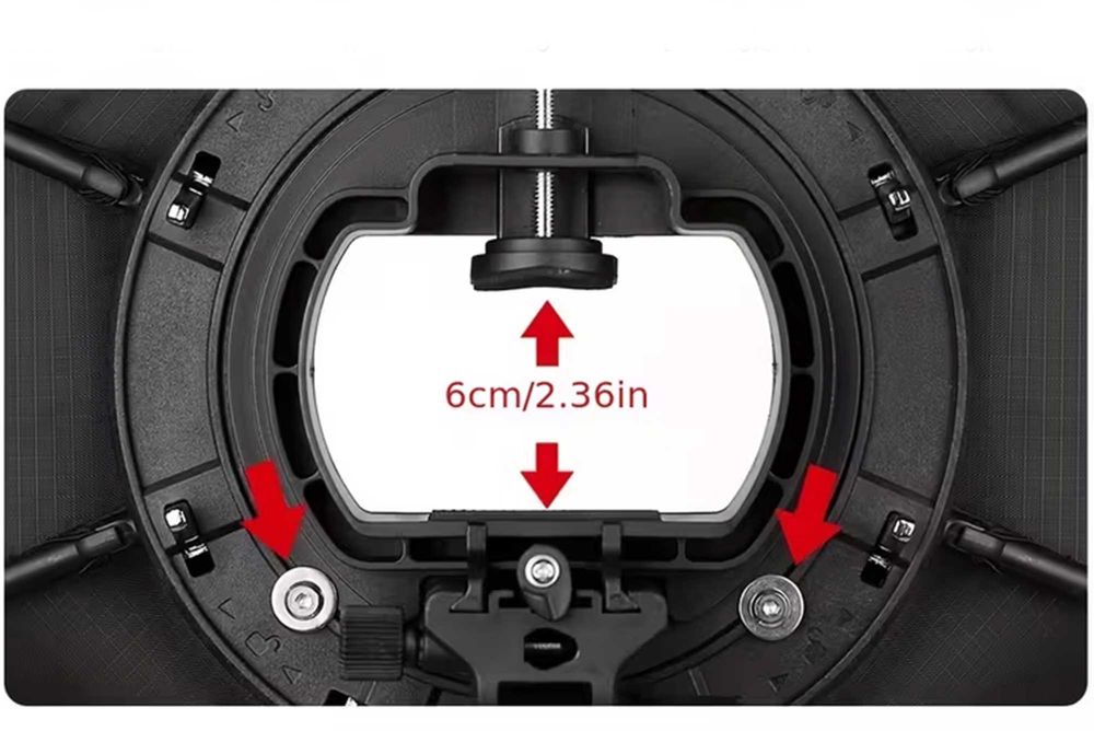 Бързосглобяем софтбокс 65" октагон с грид