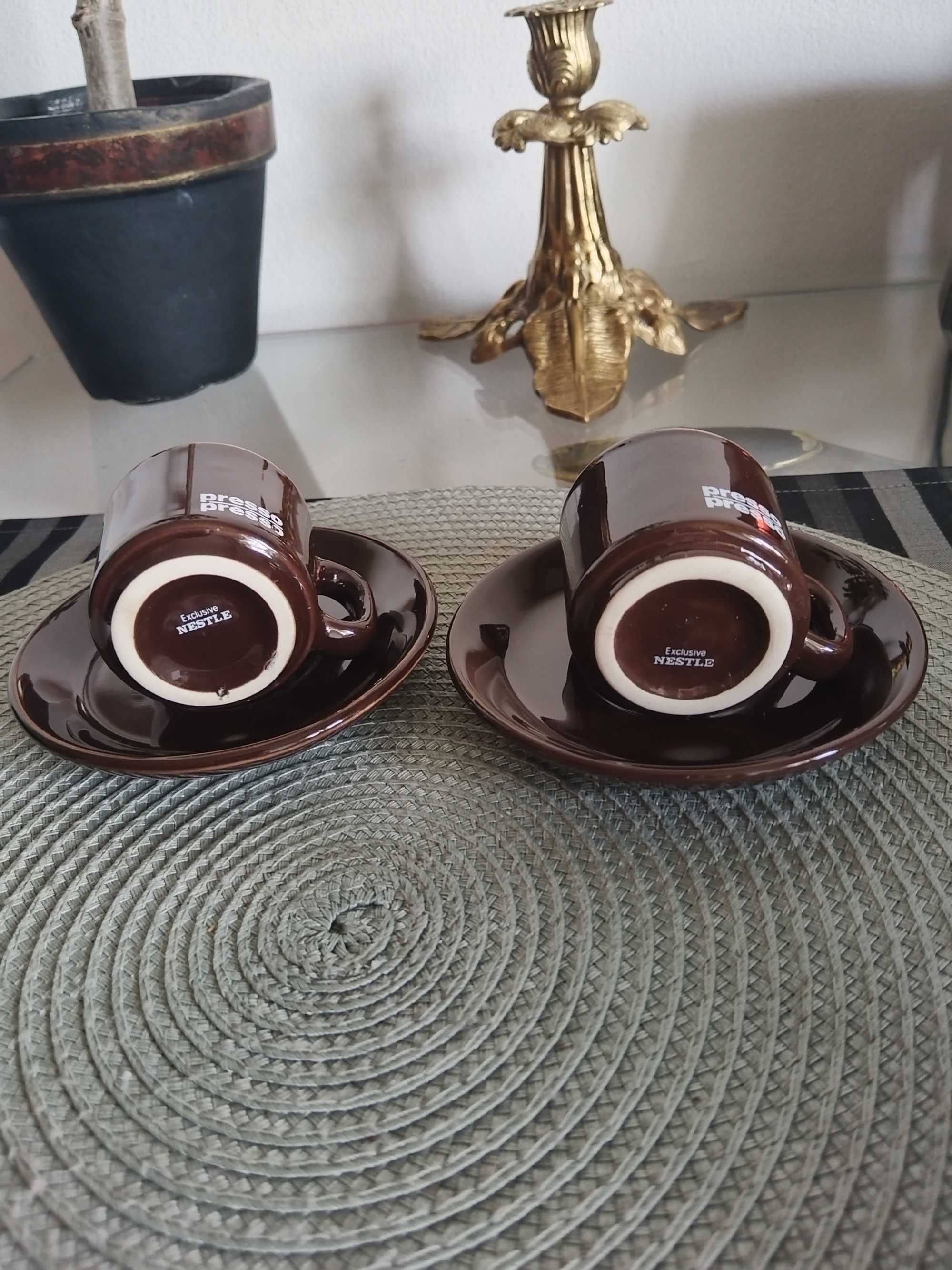 Set cești espresso Nestle, vintage, noi, nefolosite