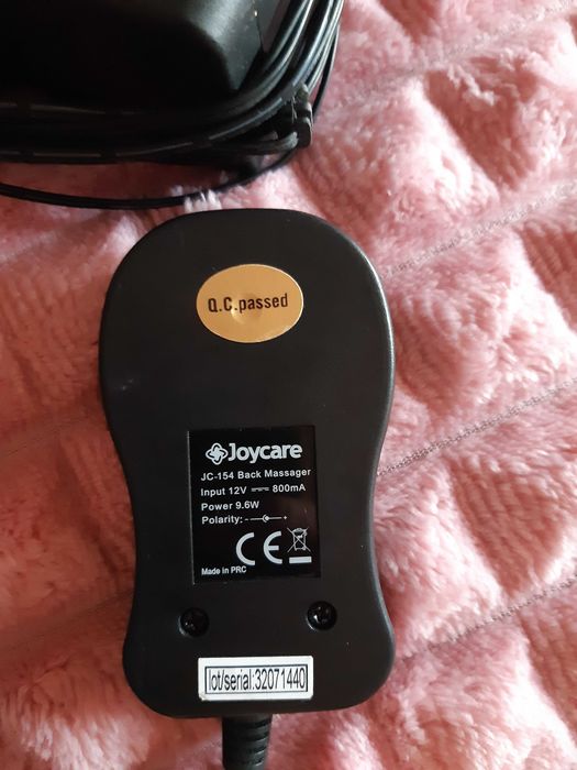 Загряваща възглавничка с вибрации за кръст и гръб