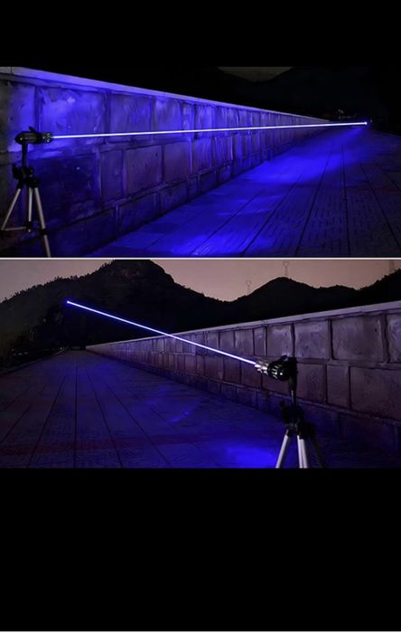 Мощен лазер синя светлина