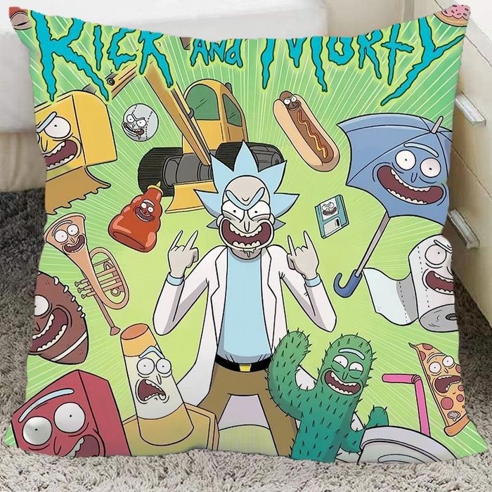 Подушка с наволочкой Rick and Morty