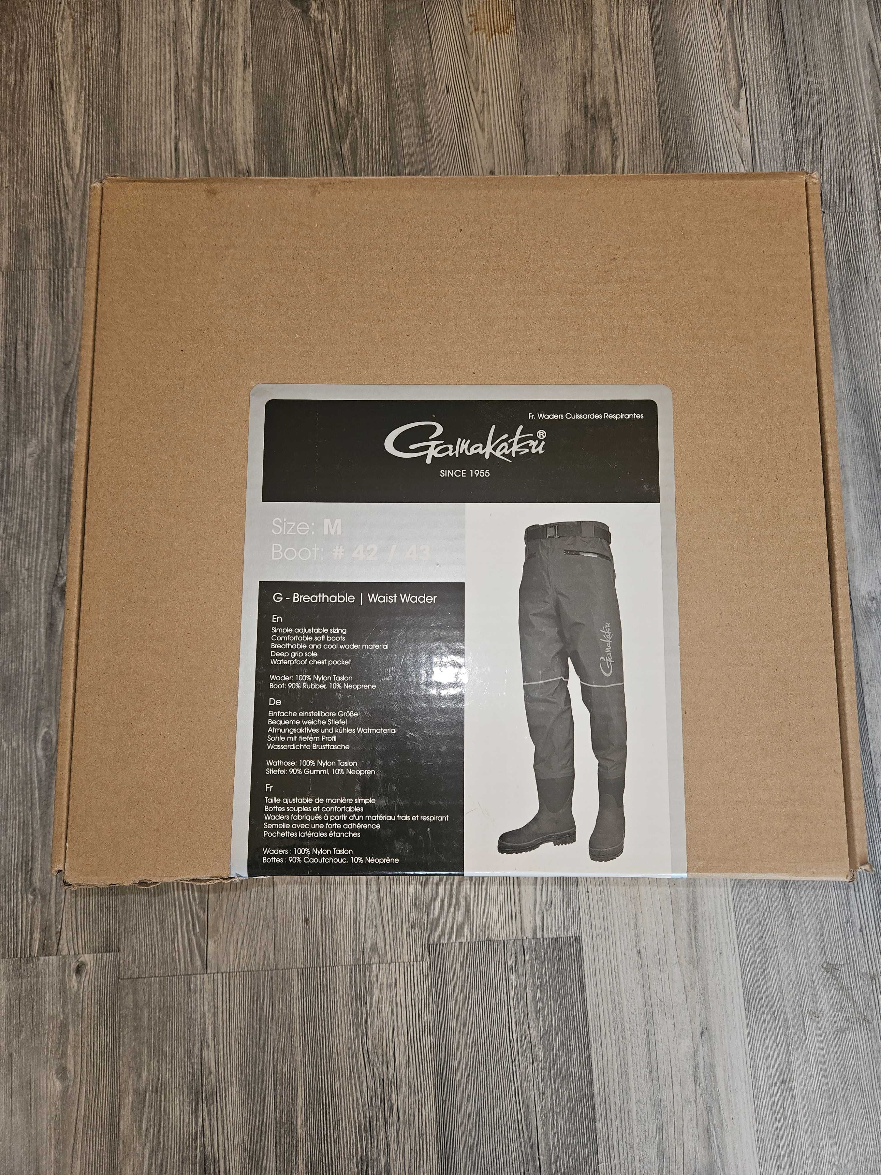 GAMAKATSU G-Breathable Wader панталон,гащеризон за  газене с ботуш M