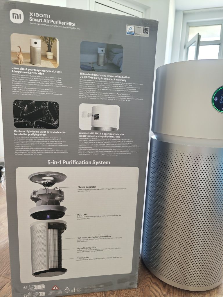 XIAOMI Smart Air Purifier Elite
Smart Air Purifier Elite