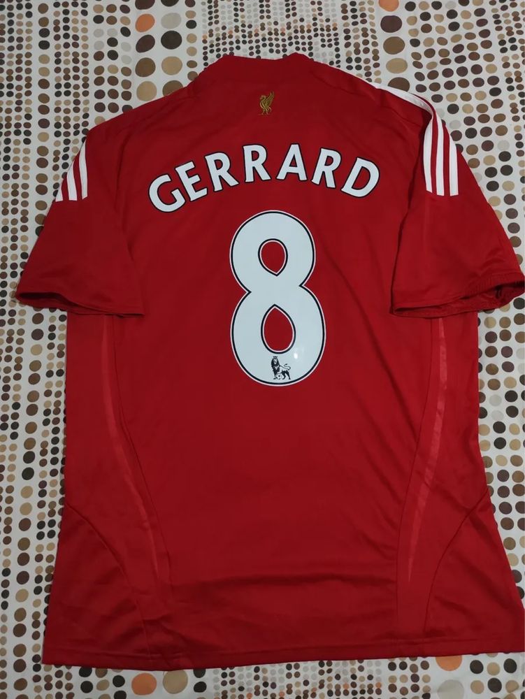 Tricou fotbal FC Liverpool 2008/09 - Gerrard 8