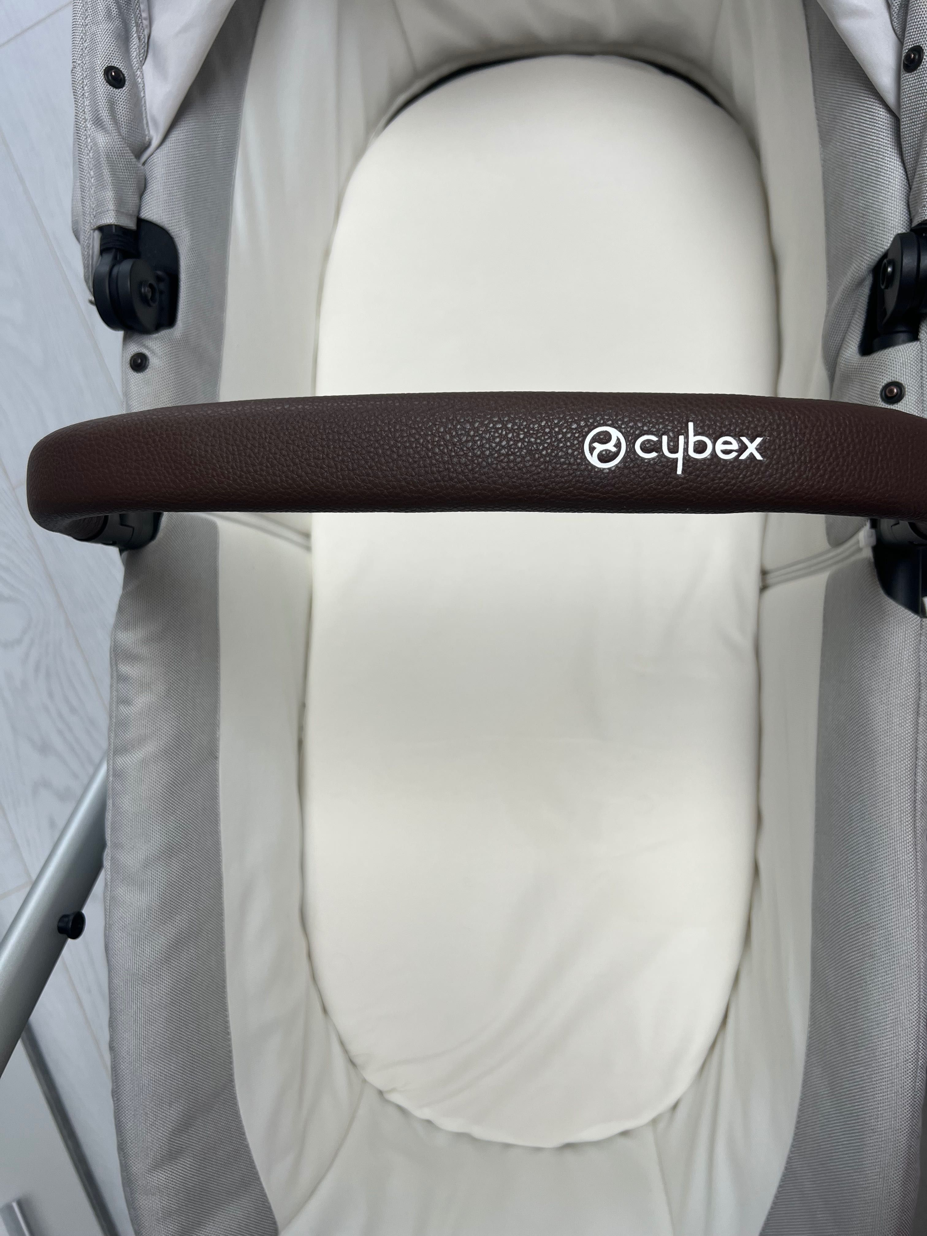 Cybex EOS LUX SLV LAVA GREY трансформираща се детска количка 2 в 1