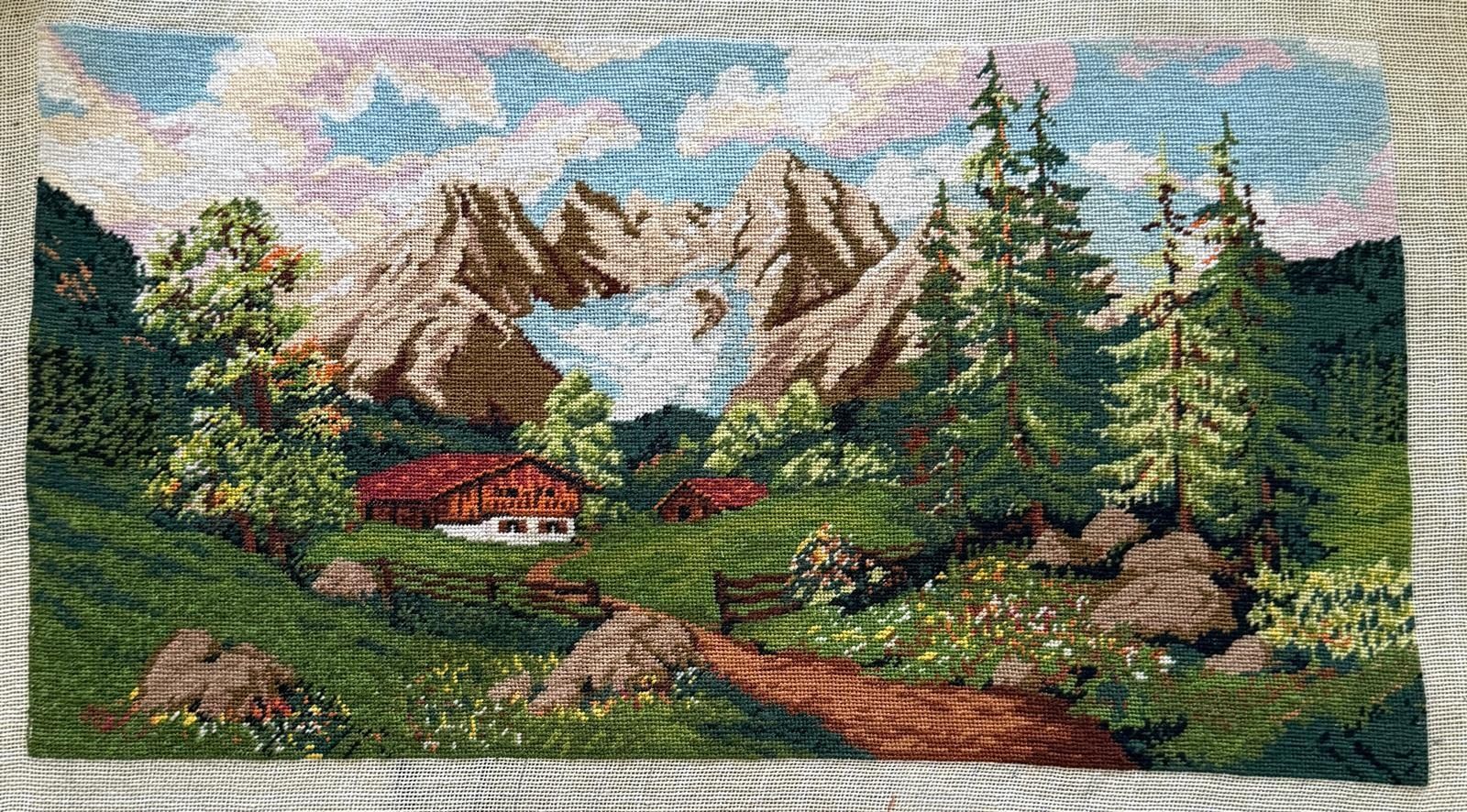Vând goblen lucrat manual