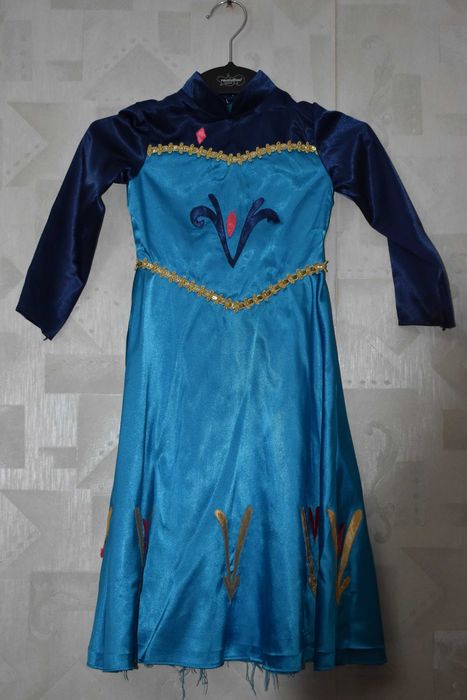 Costum carnaval halloween serbare annna frozen 2