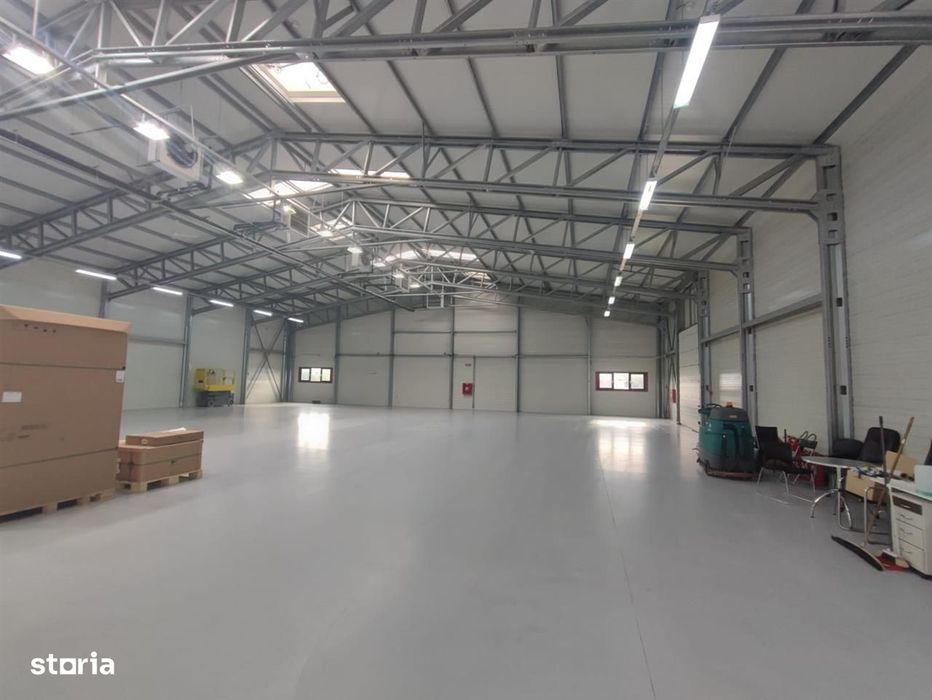 Hala 900 mp+436 mp birouri,regim termic controlat, 300 kw