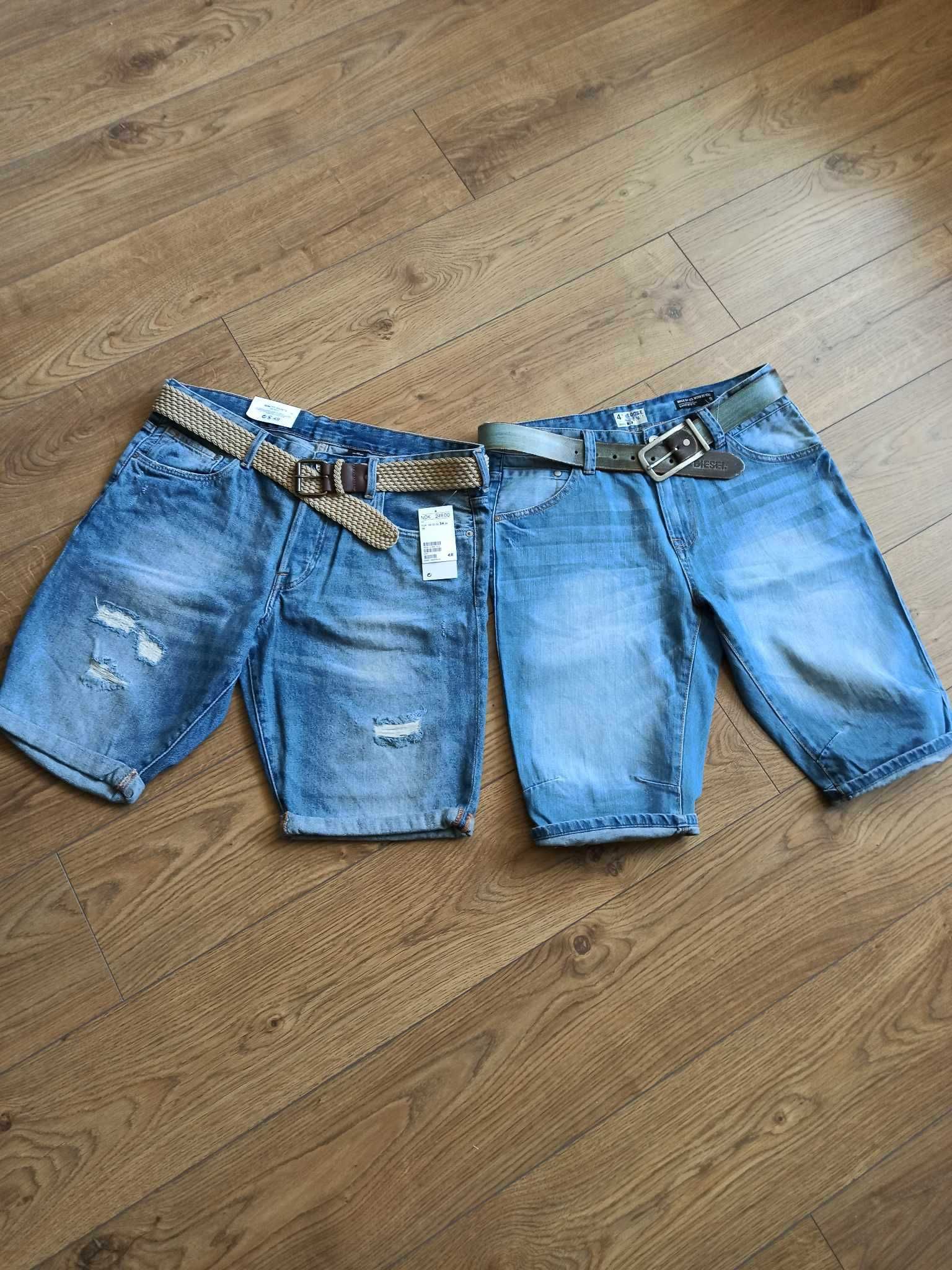 H&M, DENIM нови гъзарски къси мъжки дънки