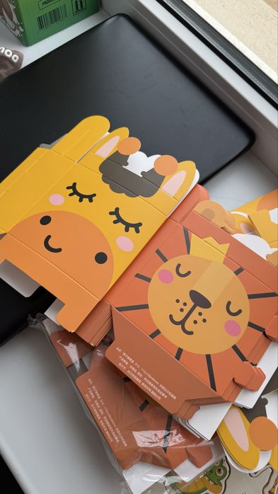 Бонбоньерки жираф и лев