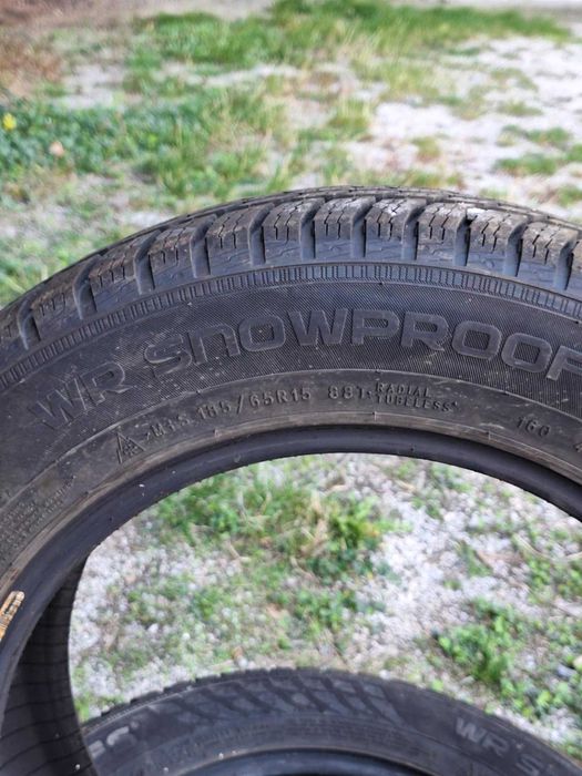 4 гуми NOKIAN 185/65 R15 WR SNOWPROOF, DOT 3220, зимни